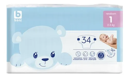 BONI langes Newborn 1 2-5kg 34pc