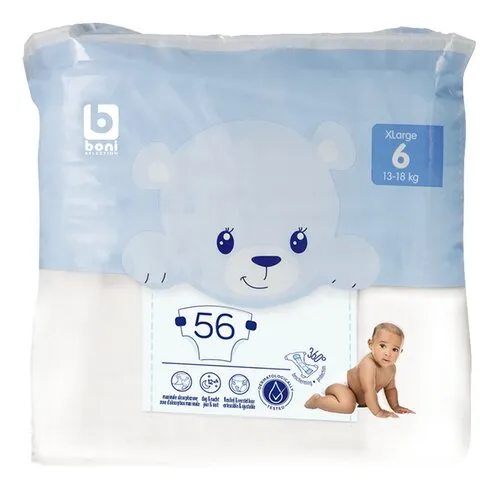 BONI couches XLarge 6 13-18kg 56pc