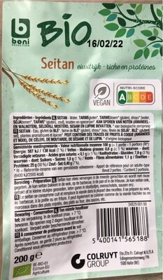 Image descriptive de Seitan bio