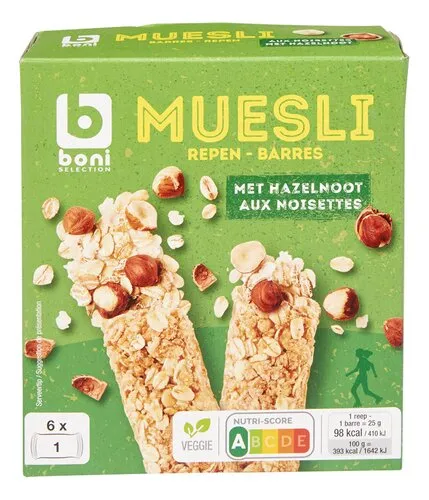 Muesli hazelnoot Boni