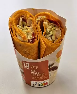 Wrap poulet tandoori aux choux pointus poivrons