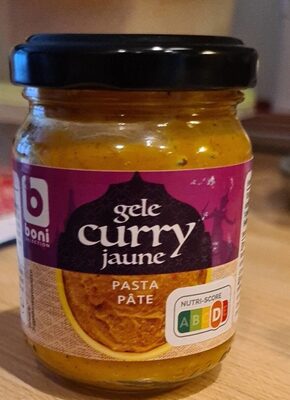 Image descriptive de Pâte de curry jaune