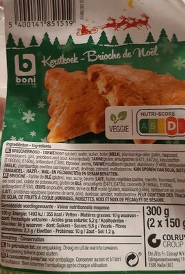 Image descriptive de Brioche de Noël