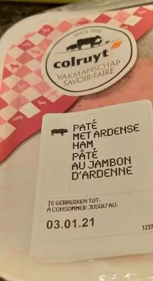 Paté au jambon dArdenne