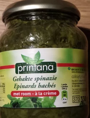 épinards hachés à la crème