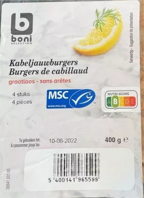 Burgers de cabillaud