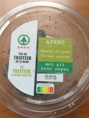 Image descriptive de Olive noir avec noyau