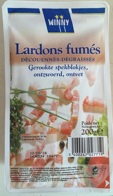 Lardons fumés (Découennés-Dégraissés)