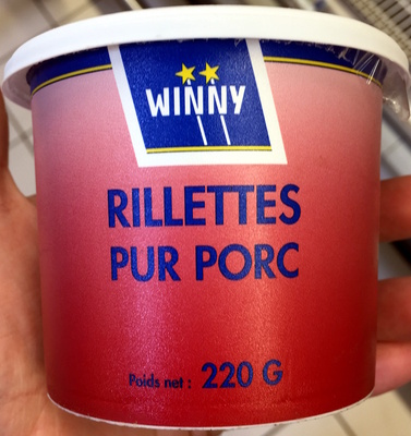 Winny,Bloc cvba,Groupe Louis Delhaize Rillettes Pur Porc