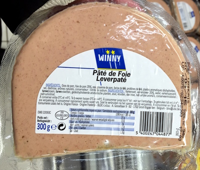 Image descriptive de Pâté de foie de porc