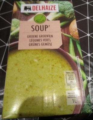 Image descriptive de Soupe de légumes verts