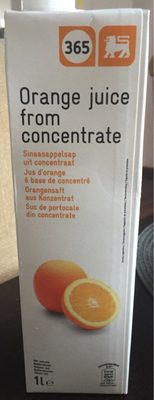 Delhaize,365 Jus d'orange à base de concentré