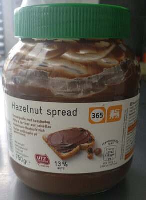 Image descriptive de Hazelnut spread