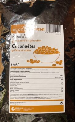 Image descriptive de Cacahuètes grillées et salées 2kg