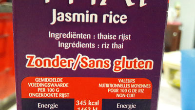 Image descriptive de Riz tha jasmin