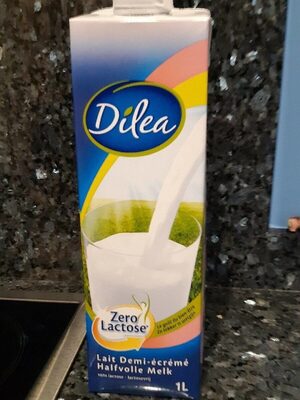 Image descriptive de Lait demi-écrémé sans lactose