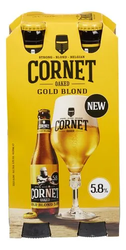 Cornet Oaked gold blond 4-pack