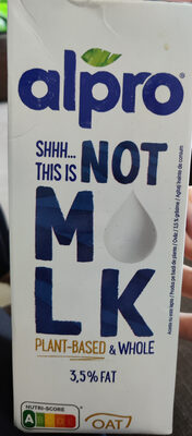 Not Milk Entier Végétal 35 MG