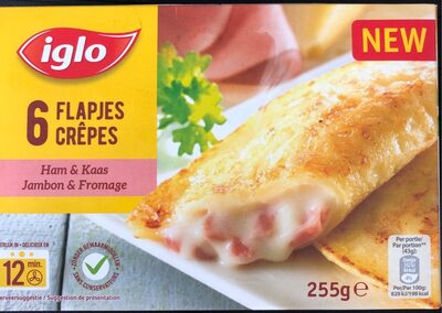 Image descriptive de Crêpes jambon et fromage