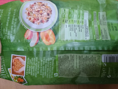 muesli met 45fruit noten zaden en pitten