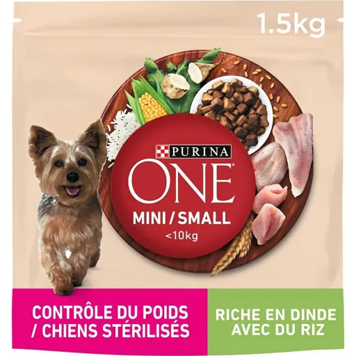 Croquettes chien Mini Contrôle du poids avec du boeuf et du riz