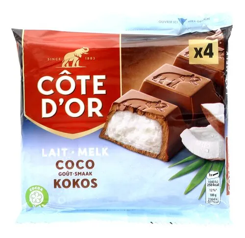 CÔTE D'OR melkchocolade kokosnoot