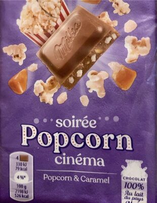 Image descriptive de Popcorn et caramel