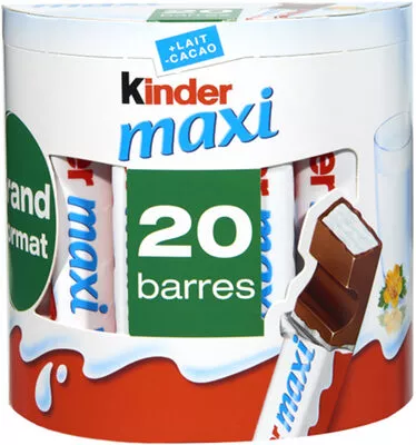 Barre Chocolatée Kinder Maxi Chocolat au Lait x20 420g