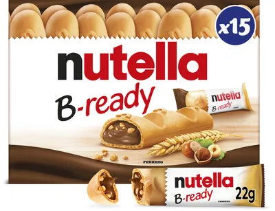 Biscuits NUTELLA B-ready Noisettes et Cacao x15 - 330g