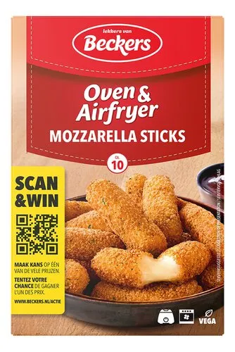BECKERS Mozzarella sticks F&A 200g