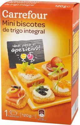 Carrefour Mini biscotte blé complet