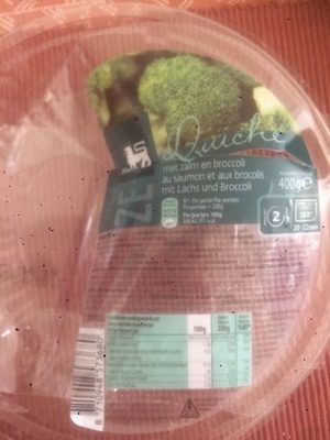 Delhaize Quiche Saumon et Brocoli