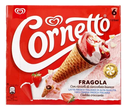 CORNETTO Ijs Aardbei