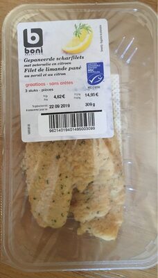 Image descriptive de Filet limande pané